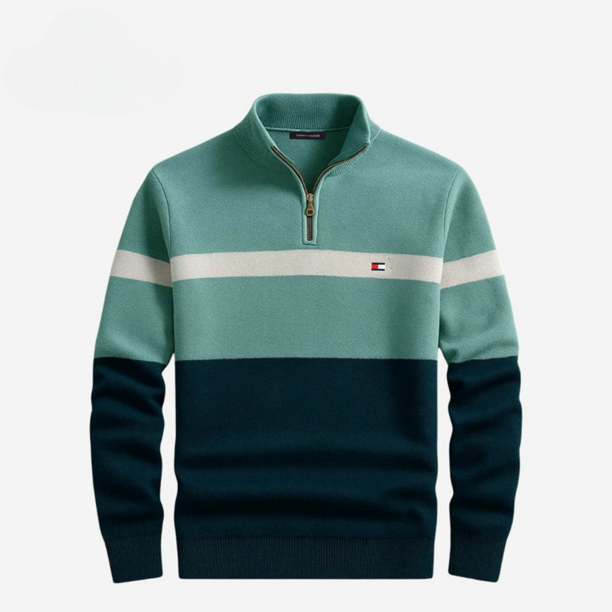 Elegant Half-Zip Sweater - CLEARANCE PRICE