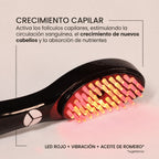 PloomiRaíz™ – Electric Hair Brush: Less Hair Fall, More Growth + FREE Rosemary Oil
