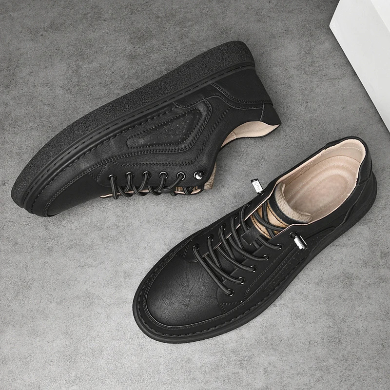Hendrix Genuine Leather Sneakers