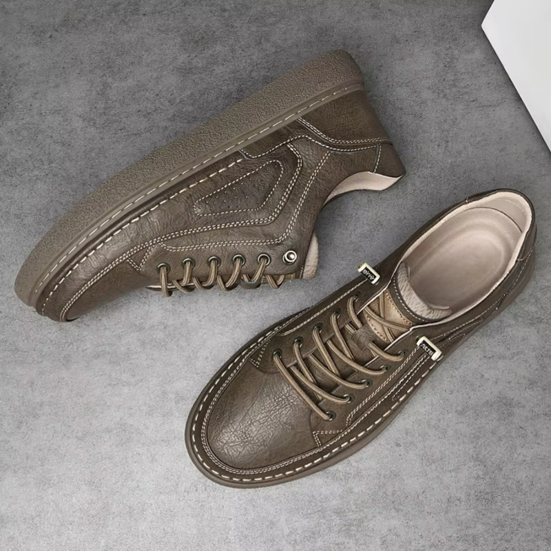Hendrix Genuine Leather Sneakers
