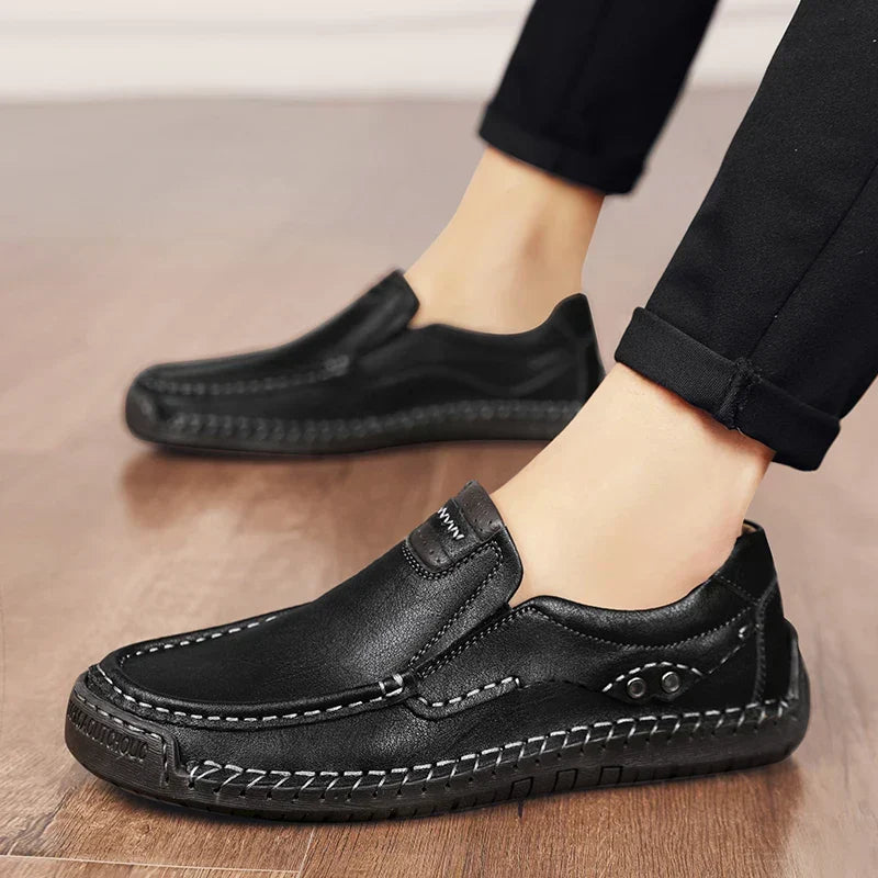 Romano Genuine Leather Slip-On Shoe