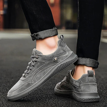 Valentio Genuine Suede Leather Sneaker