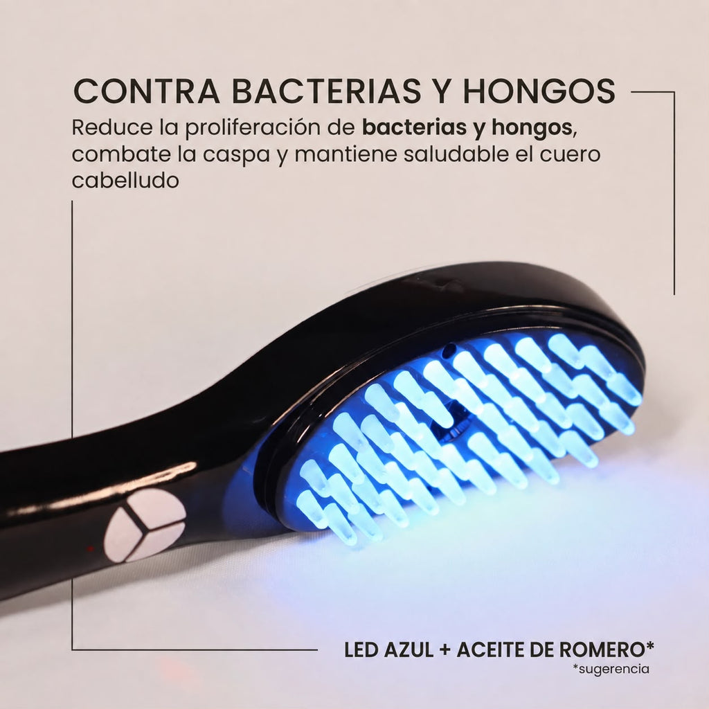 PloomiRaíz™ – Electric Hair Brush: Less Hair Fall, More Growth + FREE Rosemary Oil