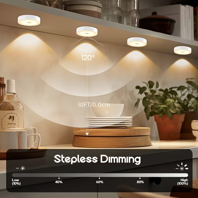 PLOOMI™ MotionGlow — 3-Pack Rechargeable Motion Sensor Lights