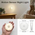 PLOOMI™ MotionGlow — 3-Pack Rechargeable Motion Sensor Lights