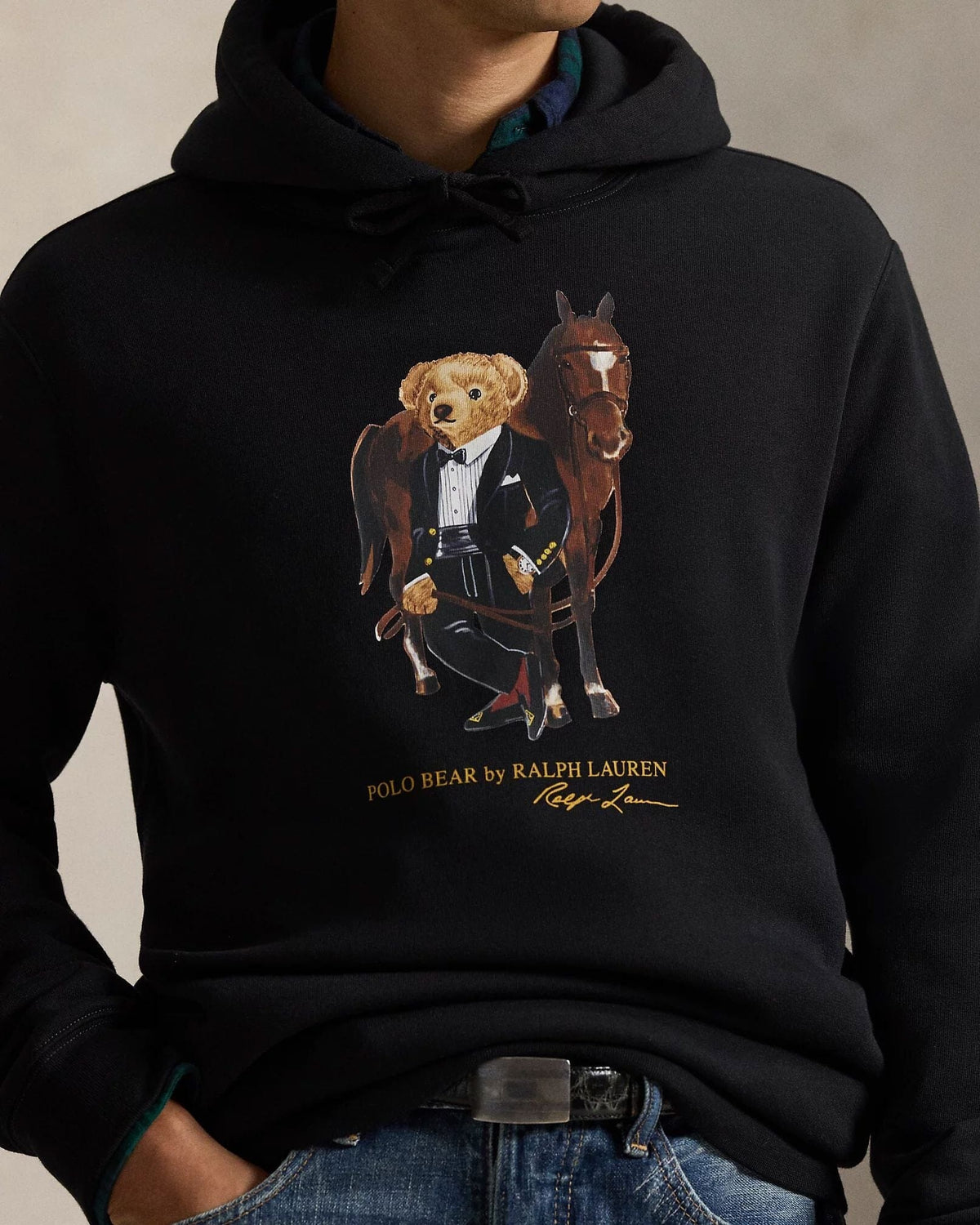 L.R Polo Bear Fleece Hoodie