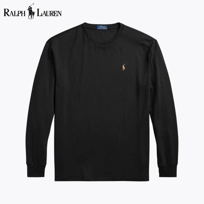 L.R Classic Fit Soft Cotton Crewneck T-Shirt
