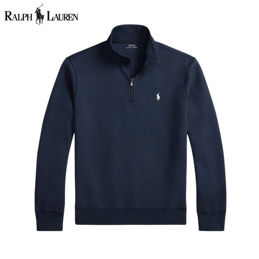 L.R Double-Knit Mockneck Pullover