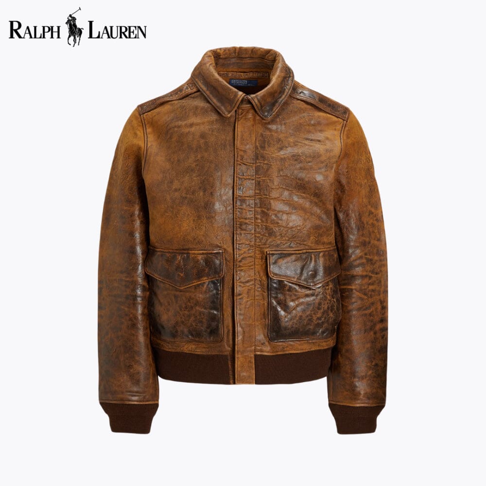 L.R Leather Flight Jacket