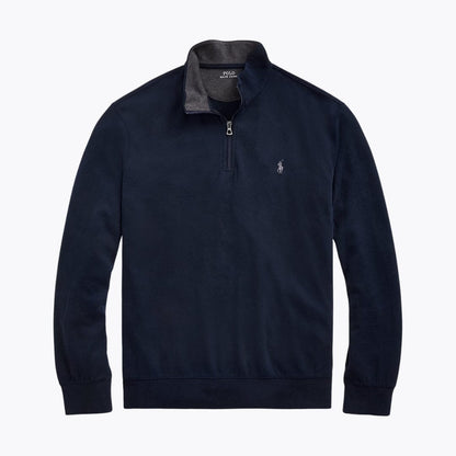 L.R Luxury Jersey Quarter-Zip Pullover