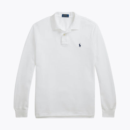 L.R Mesh Long-Sleeve Polo Shirt