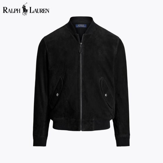 L.R Suede Bomber Jacket