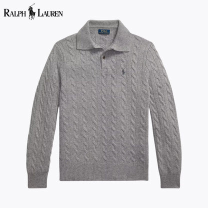 L.R Wool–Cashmere Cable-Knit Jumper