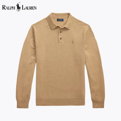 L.R Wool Polo-Collar Jumper